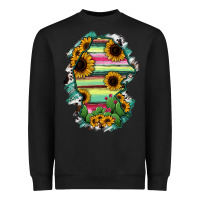Black Coahuila State Of Mexico Map Heavyweight Sweatshirt - RanaPortraitStore