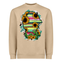 Mushroom Coahuila State Of Mexico Map Heavyweight Sweatshirt - RanaPortraitStore
