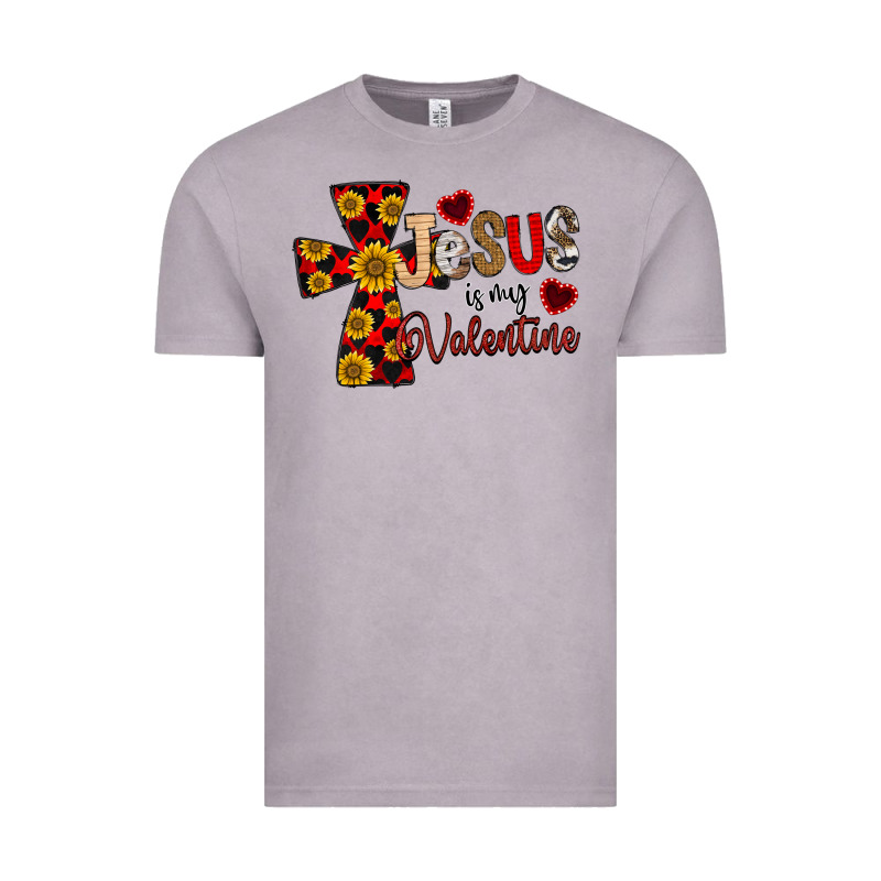 Jesus Is My Valentine Cross Vintage Tee by CowhideDigitalArt | Teevron