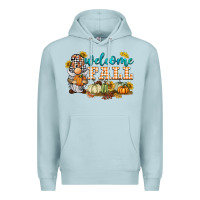 Blue Mist welcome fall gnome Premium Hoodie - BarkalooDesign