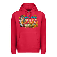 Cardinal welcome fall gnome Premium Hoodie - BarkalooDesign