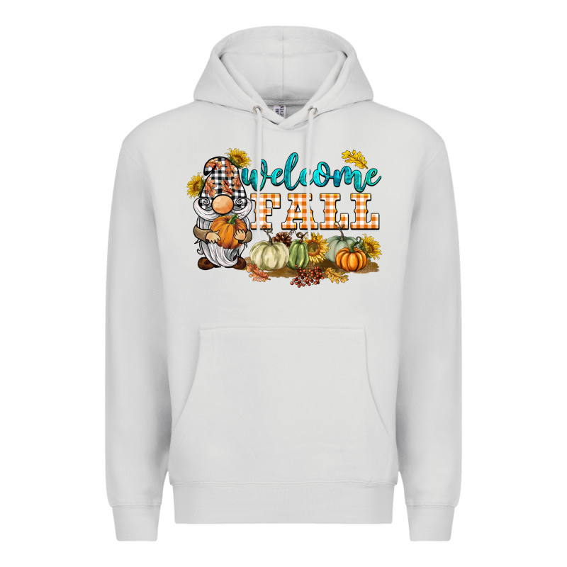 Welcome Fall Gnome Premium Hoodie by BarkalooDesign | Teevron