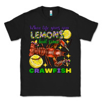 Black When life gives you lemons boil some crawfish Classic Tee - FaDigitalArtStudio