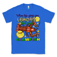 True Royal When life gives you lemons boil some crawfish Classic Tee - FaDigitalArtStudio