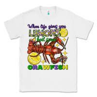 White When life gives you lemons boil some crawfish Classic Tee - FaDigitalArtStudio