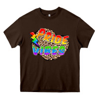 Chocolate Brown pride vibes Heavy Core Tee - FaDigitalArtStudio