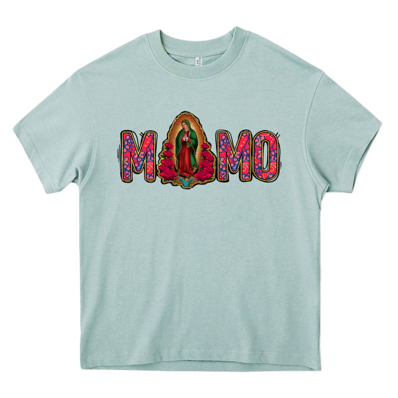 Lady Of Guadalupe Momo Heavy Core Tee by Jasminsmagicworld | Teevron