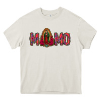 Cream Lady Of Guadalupe Momo Heavy Core Tee - Jasminsmagicworld