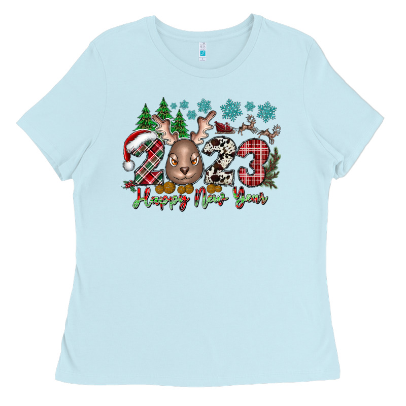 2023 Happy New Year Ladies Tee by CowhideDigitalArt | Teevron