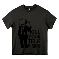 Asphalt kill your television Heavy Core Tee - artisFamous