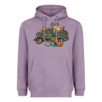 Lavender western pumpkin farm truck Heavyweight Hoodie - RanaPortraitStore