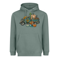 Sage western pumpkin farm truck Heavyweight Hoodie - RanaPortraitStore