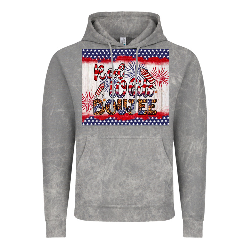 Red White Boujee Vintage Hoodie by Artiststas | Teevron
