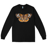 Black Common Buckeye Butterfly Long Sleeve Tee - LillyAllenDesigns