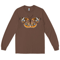 Chestnut Common Buckeye Butterfly Long Sleeve Tee - LillyAllenDesigns