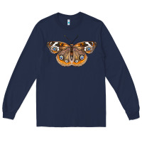 Navy Common Buckeye Butterfly Long Sleeve Tee - LillyAllenDesigns