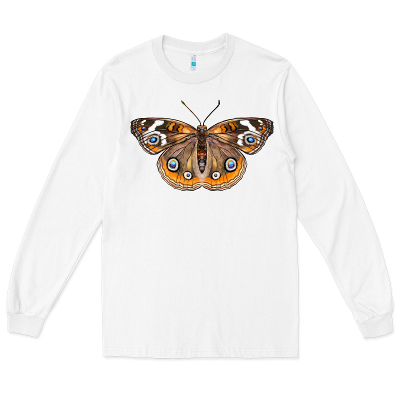Common Buckeye Butterfly Long Sleeve Tee by LillyAllenDesigns | Teevron