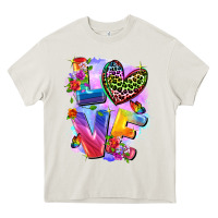 Cream Love pride Heavy Core Tee - FaDigitalArtStudio