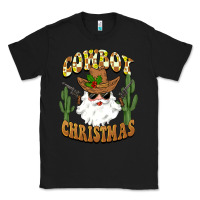 Black cowboy christmas santa Classic Tee - BarkalooDesign