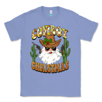 Colony Blue cowboy christmas santa Classic Tee - BarkalooDesign