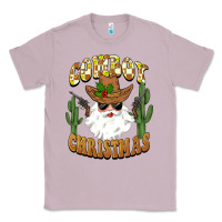 Lilac cowboy christmas santa Classic Tee - BarkalooDesign
