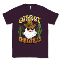 Plum cowboy christmas santa Classic Tee - BarkalooDesign