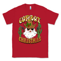Red cowboy christmas santa Classic Tee - BarkalooDesign