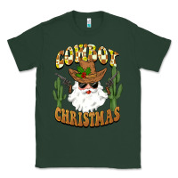 Sports Green cowboy christmas santa Classic Tee - BarkalooDesign