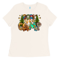 Bone Born To Camp Ladies Tee - CowhideDigitalArt