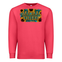 Cardinal Sunflower Serappe Turquoise Gemstone Mama Tried Premium Sweatshirt - Jasminsmagicworld