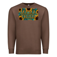 Chestnut Sunflower Serappe Turquoise Gemstone Mama Tried Premium Sweatshirt - Jasminsmagicworld