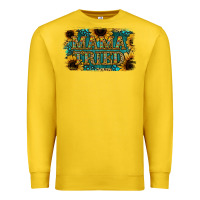 Sunflower Serappe Turquoise Gemstone Mama Tried Premium Sweatshirt | Teevron