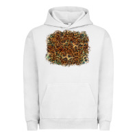 Pigment Lunar Rock leopard leather turquoise background Urban Hoodie - RanaPortraitStore