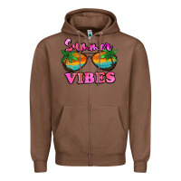 Chestnut Summer Vibes Zipper Hoodie - Jasminsmagicworld