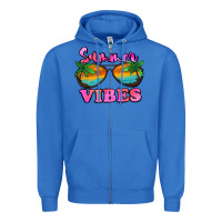 True Royal Summer Vibes Zipper Hoodie - Jasminsmagicworld