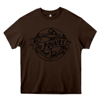 Chocolate Brown the pogues Heavy Core Tee - artisFamous