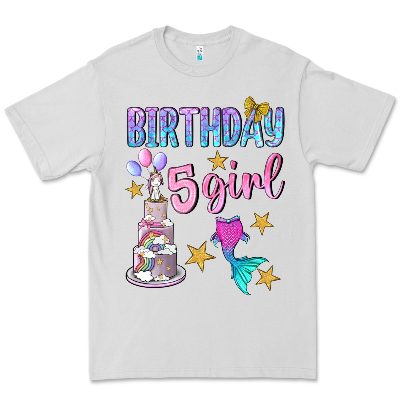Birthday Girl 5 Premium Tee by BundleAndBundleShop | Teevron
