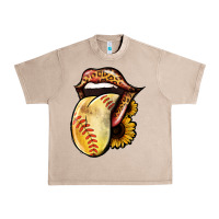 French Oak Softball Tongue Urban Heavy Tee - Jasminsmagicworld