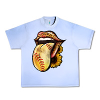 Grape Ice Softball Tongue Urban Heavy Tee - Jasminsmagicworld