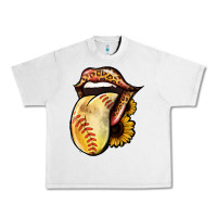 Lunar Rock Softball Tongue Urban Heavy Tee - Jasminsmagicworld