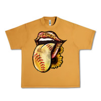 Peanut Butter Softball Tongue Urban Heavy Tee - Jasminsmagicworld