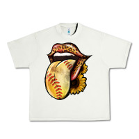 Pistachio Softball Tongue Urban Heavy Tee - Jasminsmagicworld