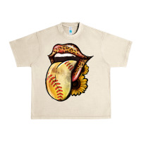 Sandshell Softball Tongue Urban Heavy Tee - Jasminsmagicworld