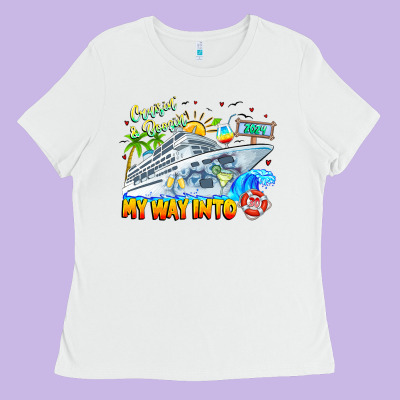 2024 Cruisin Ladies Tee Designed By Cowhidedigitalart