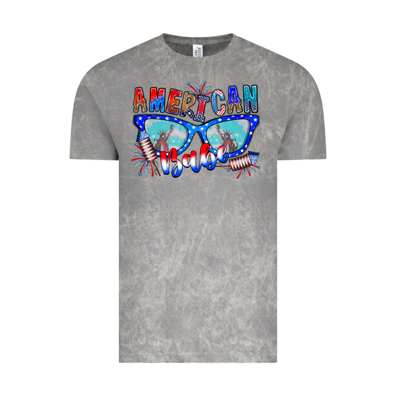 American Babe Vintage Tee by CowhideDigitalArt | Teevron