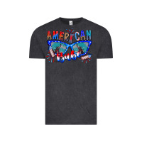Vintage Black American babe Vintage Tee - CowhideDigitalArt