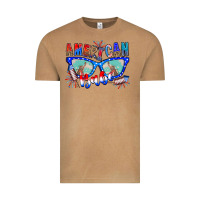 Vintage Camel American babe Vintage Tee - CowhideDigitalArt