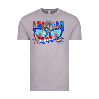 Vintage Zinc American babe Vintage Tee - CowhideDigitalArt