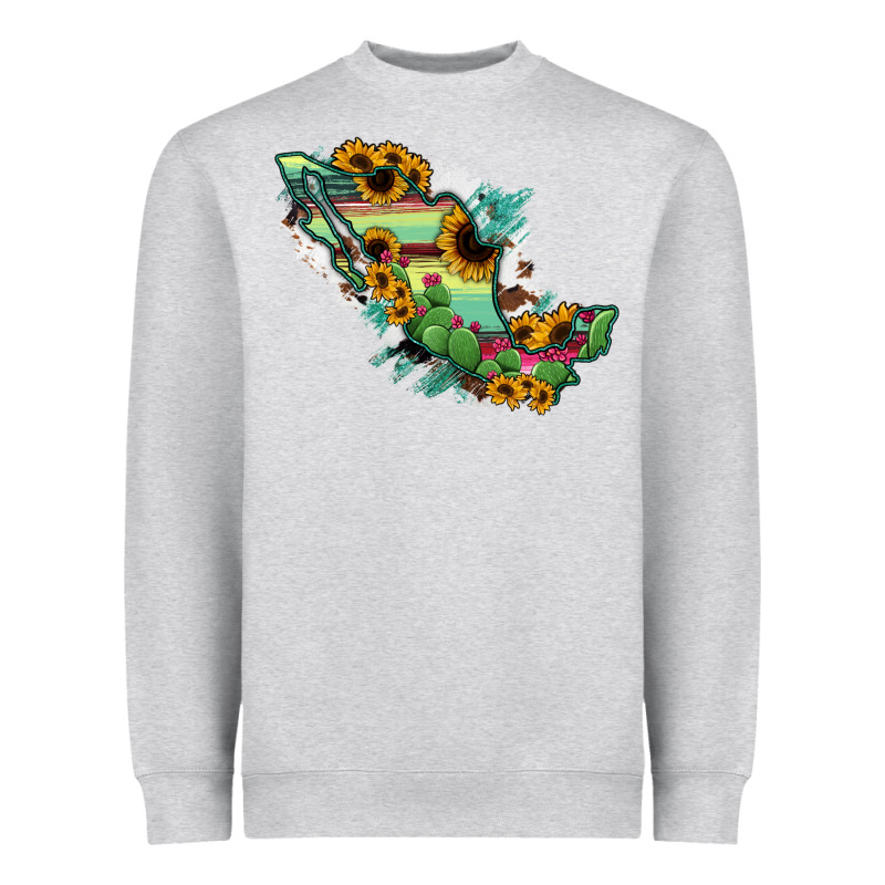 Mexico Map Heavyweight Sweatshirt by RanaPortraitStore | Teevron