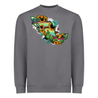 Storm Mexico Map Heavyweight Sweatshirt - RanaPortraitStore